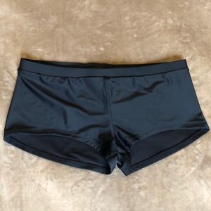 Black Arizona Jeans Swim Boyshort, Size XL
